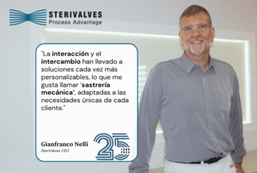 Entrevista a Gianfranco Nelli, CEO de SteriValves, con motivo de nuestro 25º aniversario
